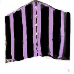 Purple and black corset size 2 XL