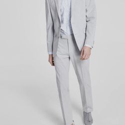 Kenneth Cole Reaction 2 Piece Men, Jacket WithTwo-Button TECHNI-COLE 38Short 31W