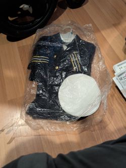 Baby Kids Captain Suit New