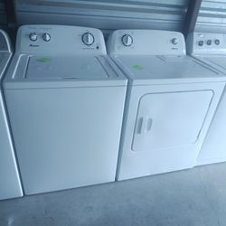 AMANA WASHER AND DRYER .