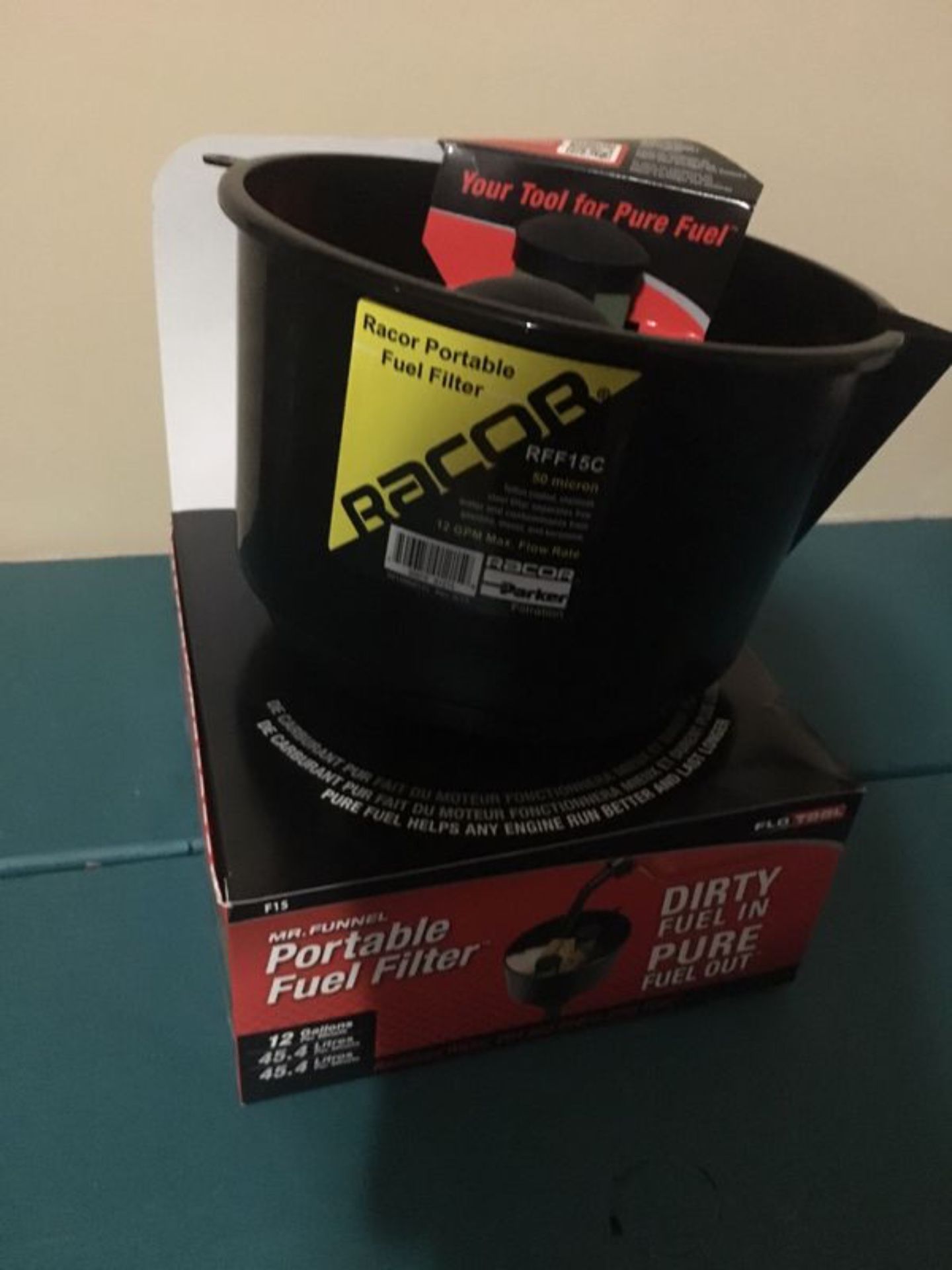Fuel filter funnel