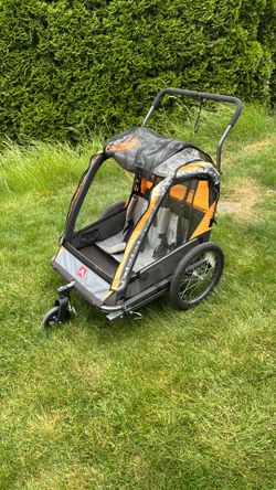 Two child bike trailer & stroller