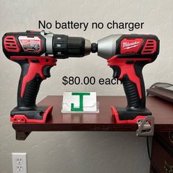 Milwaukee Drills $80.00 Each New