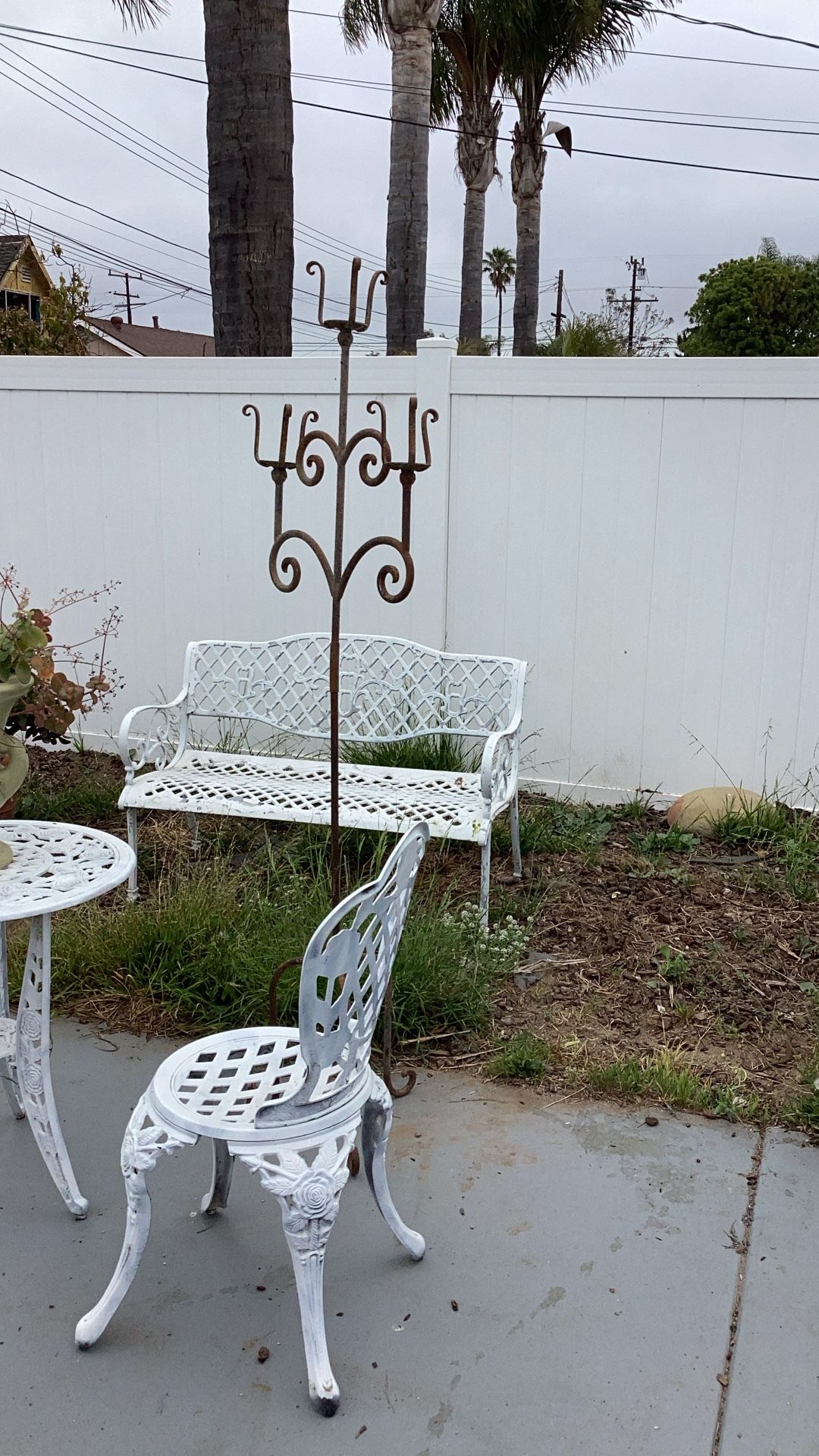 Large Metal Chandelier
