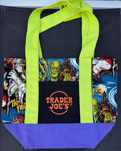 Trader Joe's Halloween Monster Reusable Tote Bag