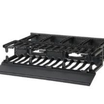 Panduit NM2 Horizontal Plastic Cable Manager, High Capacity, Black
