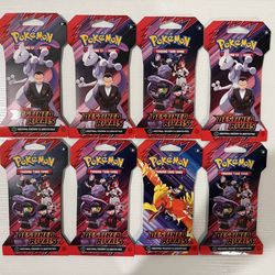 Pokemon Destined Rivals Blister Packs (8)