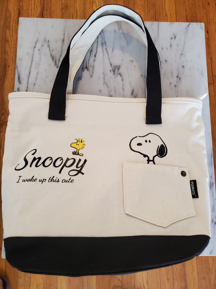 Peanuts Snoopy Canvas Tote Bag for Sale in Jersey City, NJ - OfferUp