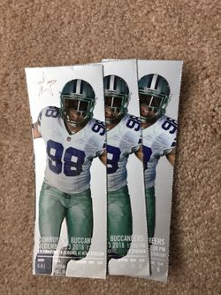 (2) (3) or (5) Great Dallas Cowboys vs Tampa Bay Buccaneers Tickets & Parking Sec 125 Actual 5th Row!