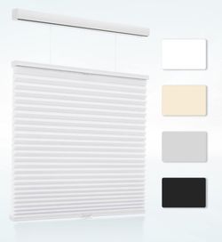 MYshade Custom Top Down Bottom Up Cellular Shades Light Filtering Up Down Window Blind Cordless Cellular Blinds & Shades Easy to Install 