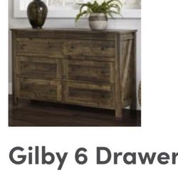Gilby 6 Drawer Dresser