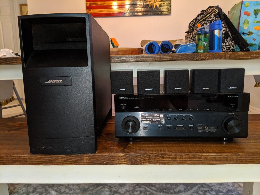 Bose surround sound WITH magnolia home theater receiver!!