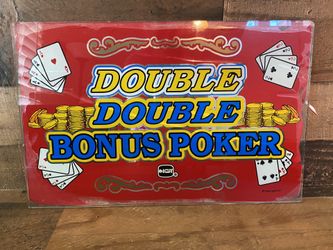 Vintage casino glass 16x11 -original man cave ready