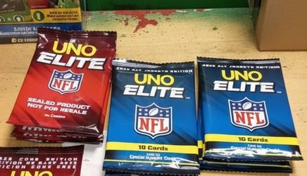 Uno Elite NFL Booster Individual Packs 