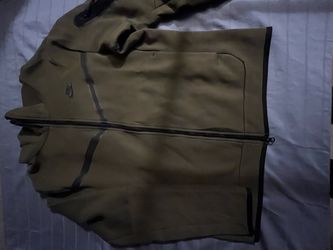 Nike Tech Fleece Tracksuit Set Olive Green