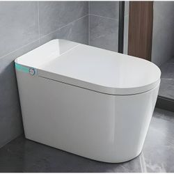 Luxury Smart Toilet w/ Bidet, Heated Seat & Auto Lid – Modern Design
