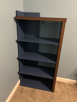 Navy Blue Book Shelf 