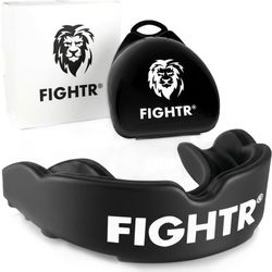 FIGHTR® Premium Mouth Guard - For Excellent Breathing & Easy To Fit | Sports Mouth Guard For Boxing, MMA, Football, Lacrosse, Hockey And Other Sports 