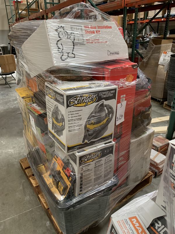 Home Depot Liquidation Pallet Tools Equipment Milwaukee Dewalt Etc for