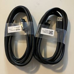 Lot Of 2 Dell 5KL2E USB 3.0 SuperSpeed 6 Ft USB 3.0 A-B/A Male to B Male Cable
