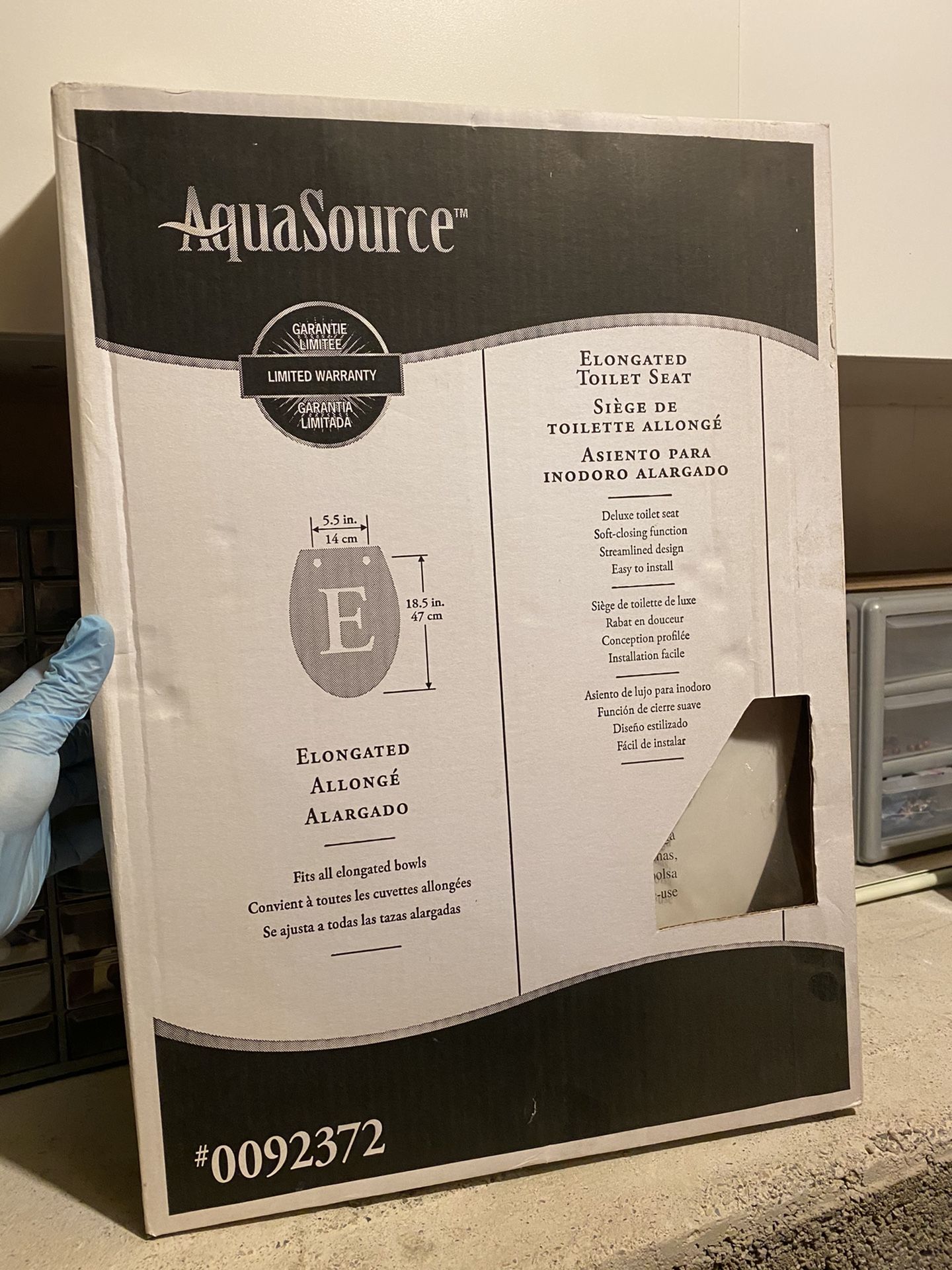 AquaSource Toilet seat