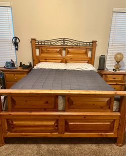 Rustic Solid Wood Bedroom Set