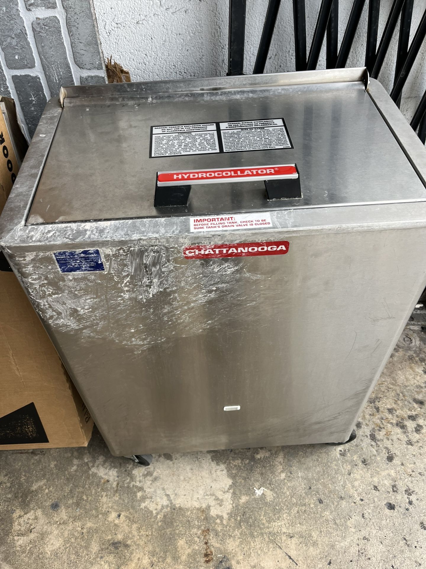Chattanooga Hydrocollator M-2 Mobile Heating Unit