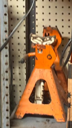 Orange Jack Stands