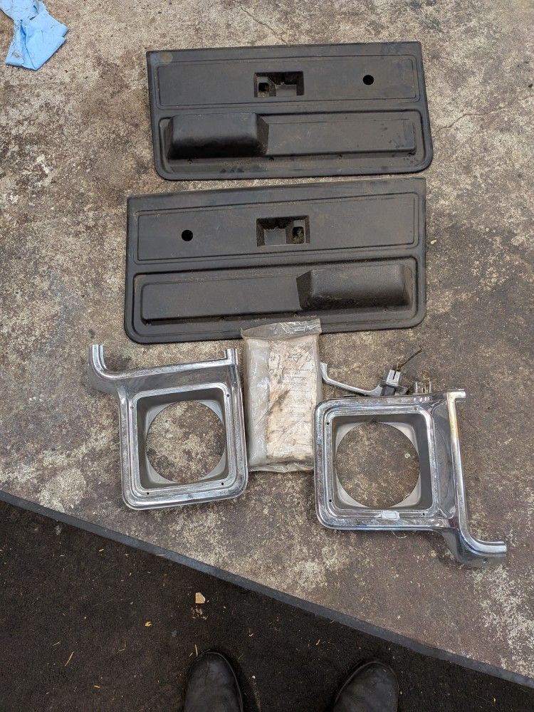 Square Body Door Panels, Headlight Bezels