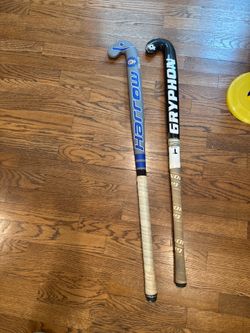 Free field hockey sticks (2) and STX rebound board