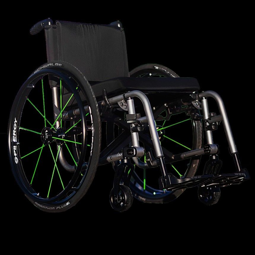 Ti-Lite Manual Wheelchair Frame And Parts.