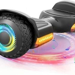 Gyroor Self Balancing Scooter New G13 All Terrain Balancing Scooter with LED Lights & 500W Motor, Self Balancing Off Road with Bluetooth for Kids ages