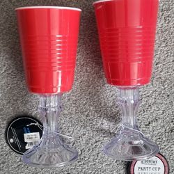 2 Swanky Party Cups New!