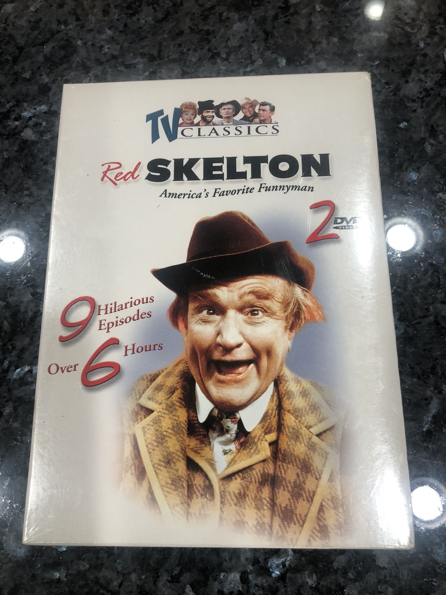 TV Classics Red Skeleton America’s Favorite Funnyman Set of 2 DVDs. 9 Hilarious Episodes over 6 hours. Brand new never opened factory sealed.