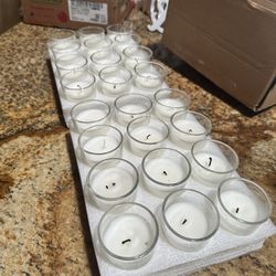 Clear Glass Votives
