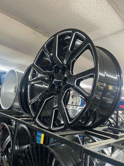 24x10 Replica 2126 Wheels – Black Milled | 6x139.7 