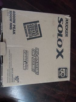 Kicker Solo-X 10" Subwoofer L7X10