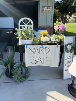 Flash three hour yard sale! Bargain galore!