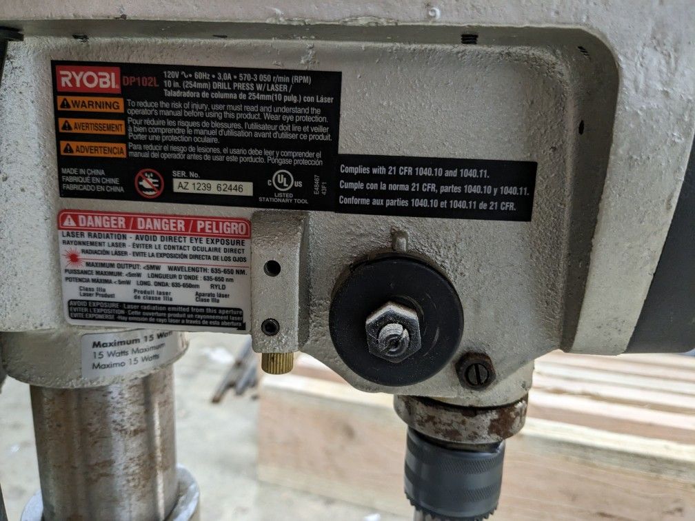 Ryobi Drill Press DP102L for Sale in Gig Harbor, WA OfferUp