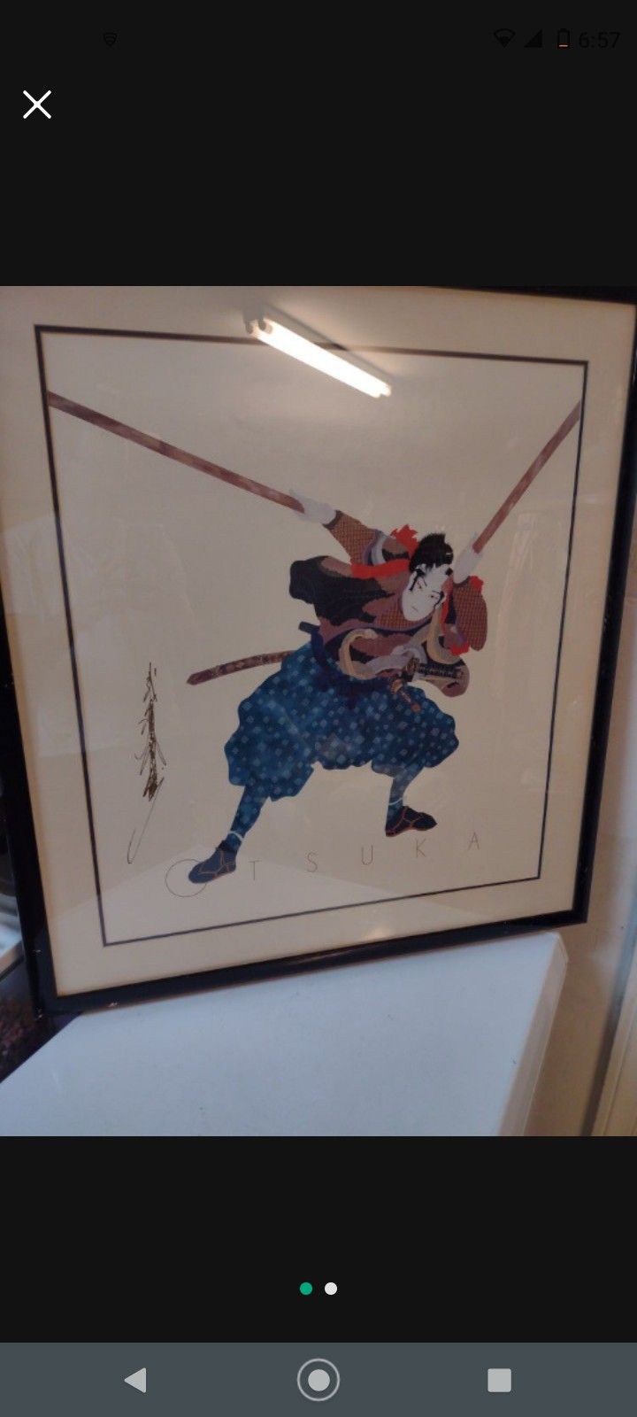HISASHI OTSUKA "MUSASHI the MASTER" Signed