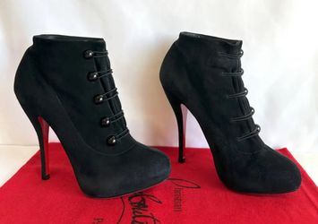 Red Bottoms Ankle Boots Christian Louboutin 36EU 6US