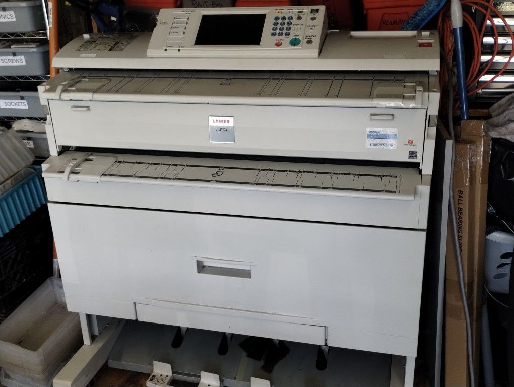 Printer - Lanier LW324 - 36" Wide Format Printer
