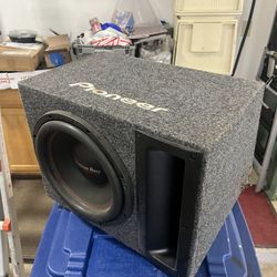 12” Subwoofer & Enclosure 