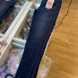 Jean Levanta Cola Skinny Secret Love Azul oscuro