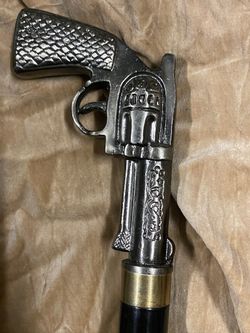 Walking Cane / Pistol Design W/ Hidden Compartment