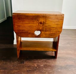 Solid Wood Handmade Expandable Side Table