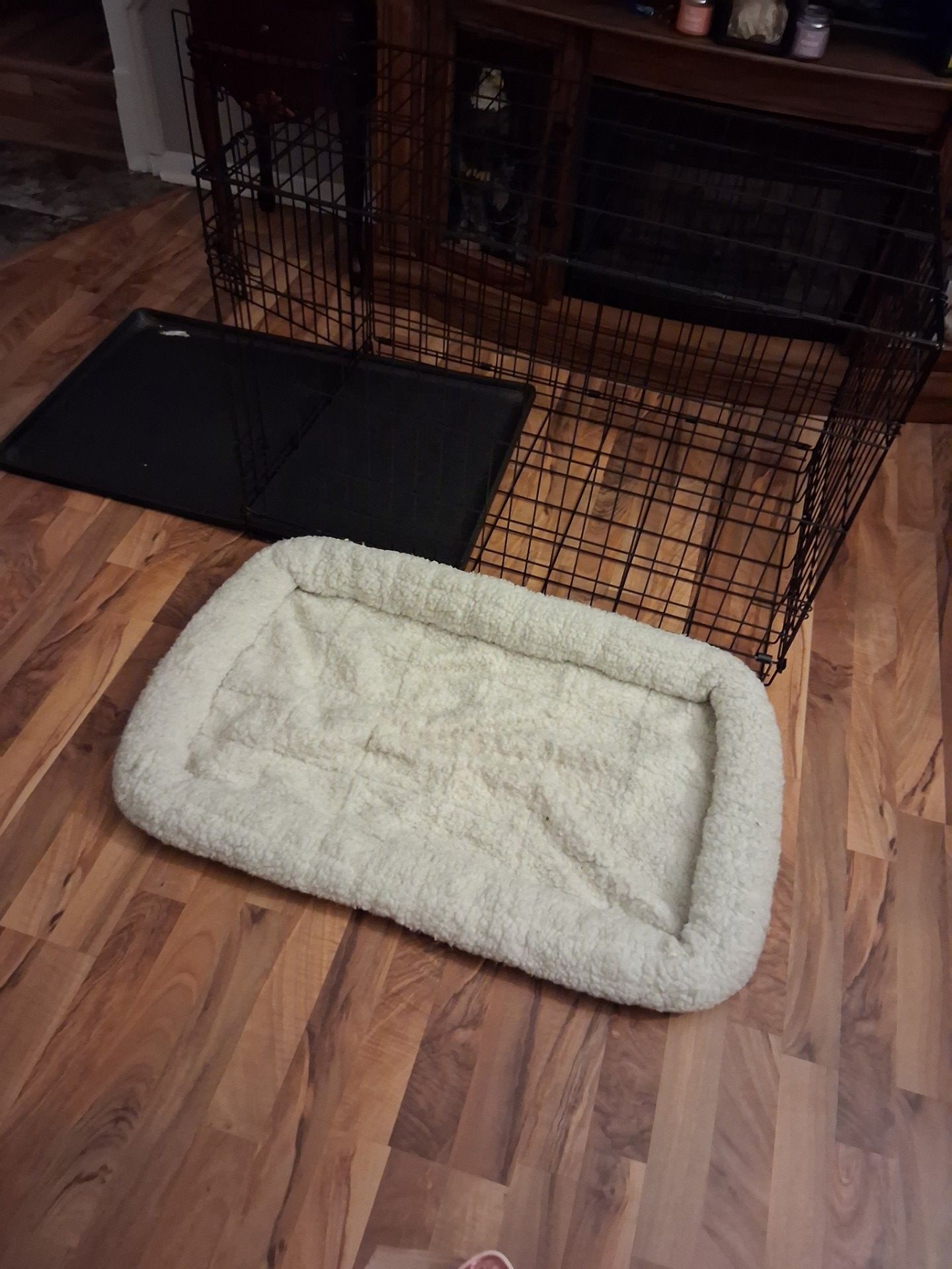 Dog Crate With Bed