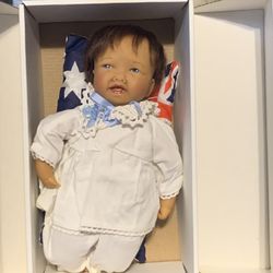 Gotz Small Baby Doll w/Pillow