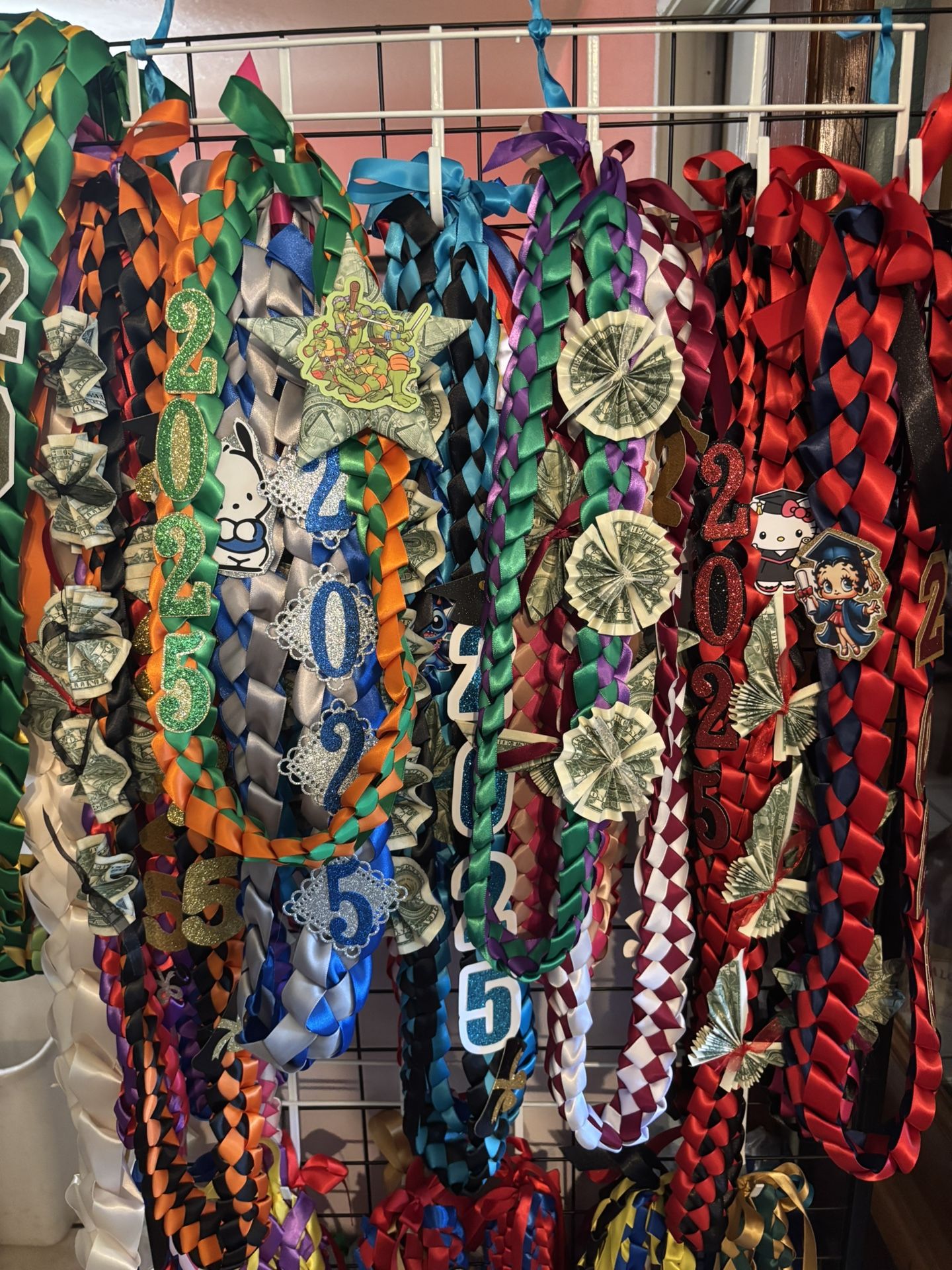 Graduation Ribbon Leis