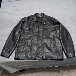 Faux Leather Jacket 